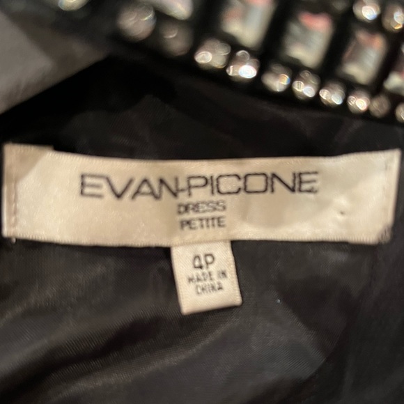 Evan picone size 6p little black cocktail dress - Picture 10 of 16